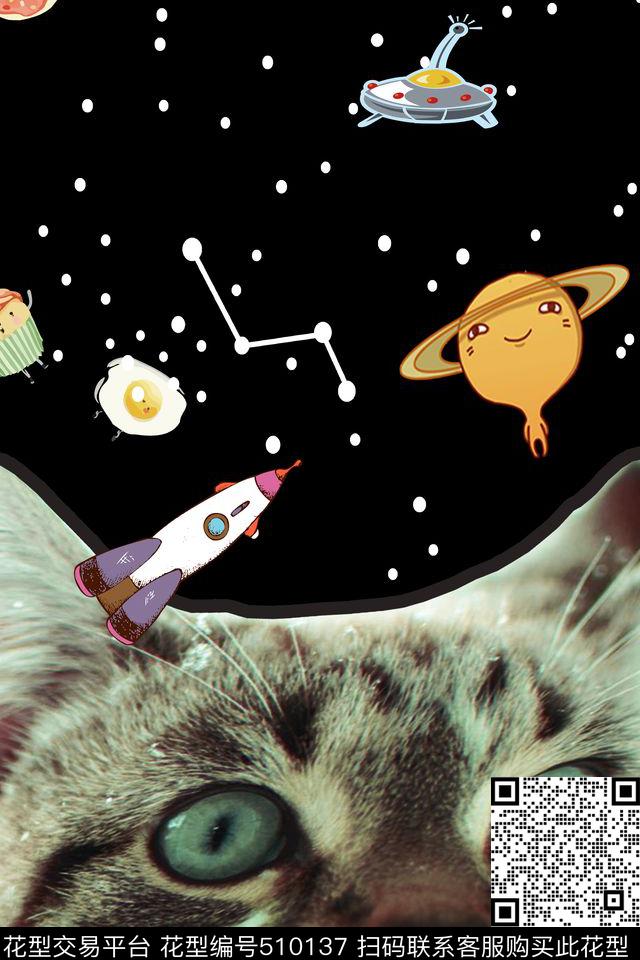 大牌卡通流行时尚数码印花华亿平台下载（图片编号: 510137） - 瓦栏（Walan）