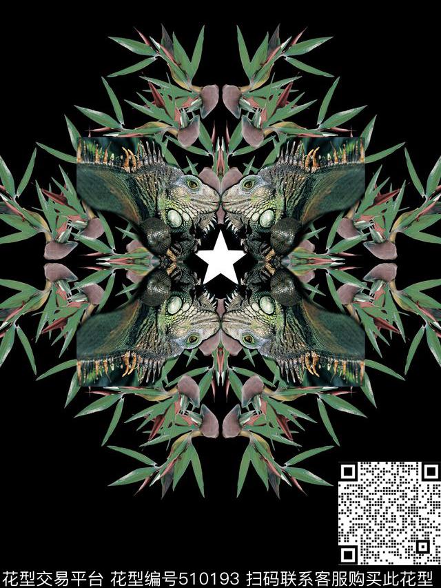 Givenchyt恤华亿平台变色龙数码印花华亿平台下载（图片编号: 510193） - 瓦栏（Walan）