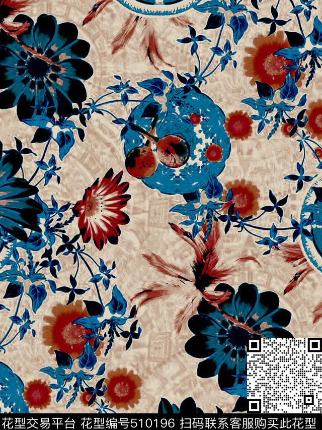 服装复古户外家纺数码印花华亿平台下载（图片编号: 510196） - 瓦栏（Walan）