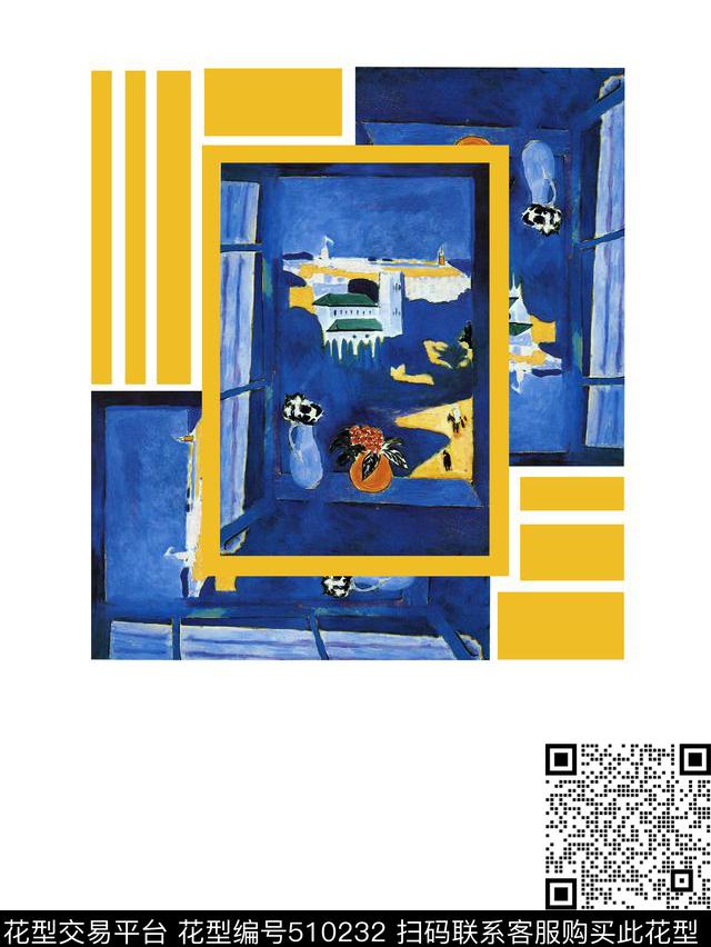 t恤华亿平台潮流复古数码印花华亿平台下载（图片编号: 510232） - 瓦栏（Walan）