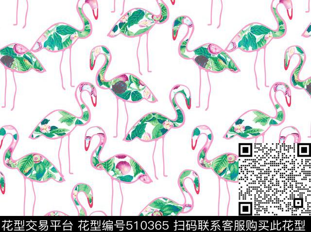 原创动物时尚数码印花华亿平台下载（图片编号: 510365） - 瓦栏（Walan）