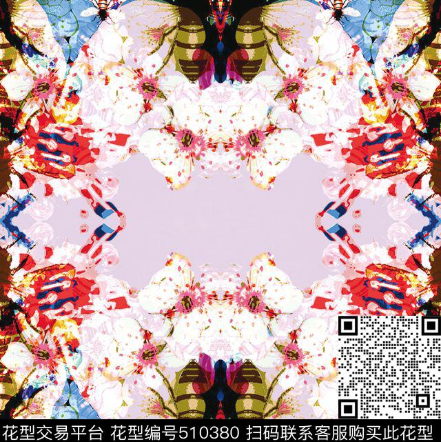 原创动物优雅数码印花华亿平台下载（图片编号: 510380） - 瓦栏（Walan）