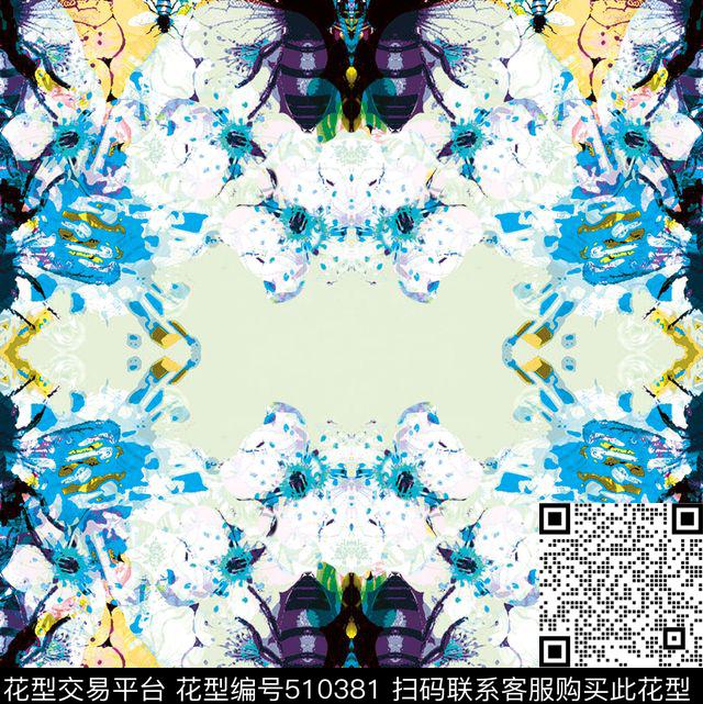 原创动物优雅数码印花华亿平台下载（图片编号: 510381） - 瓦栏（Walan）