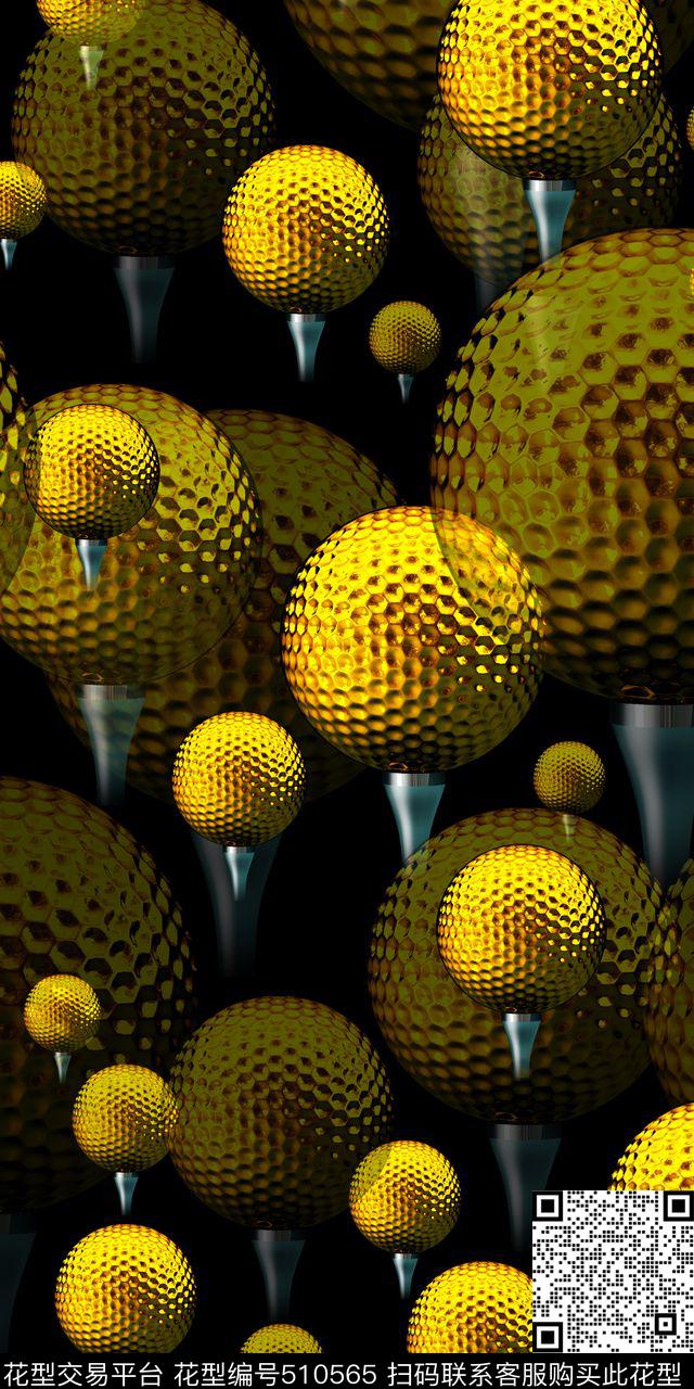 休闲几何图形几何机理数码印花华亿平台下载（图片编号: 510565） - 瓦栏（Walan）