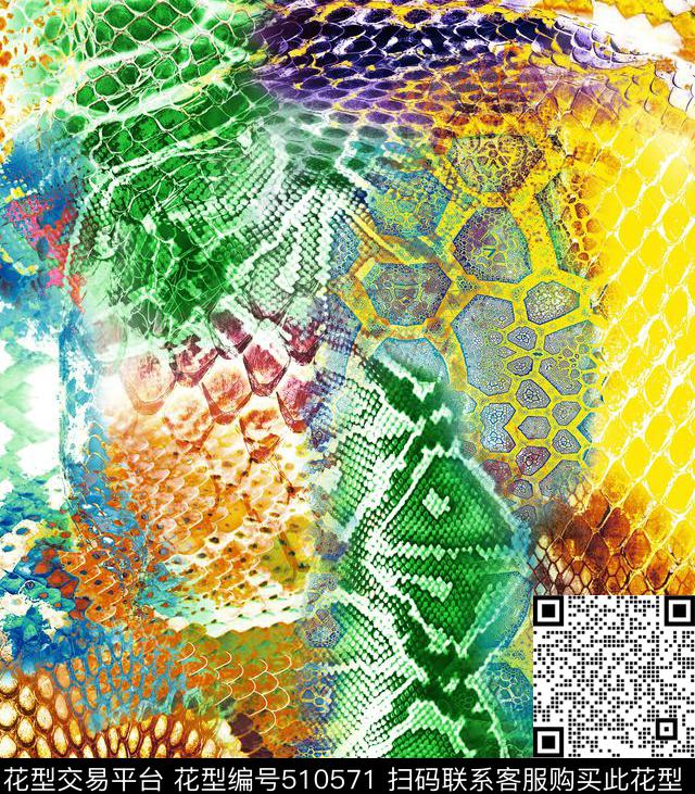 几何现代组合数码印花华亿平台下载（图片编号: 510571） - 瓦栏（Walan）