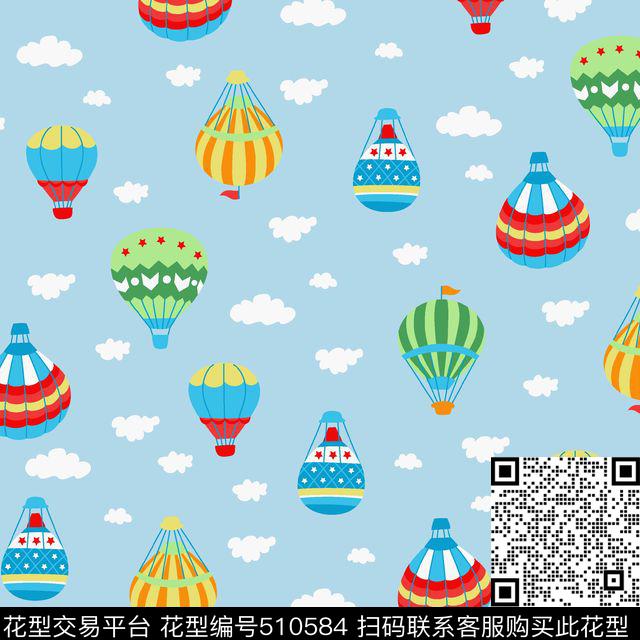 童装卡通迷你气球童装面料华亿平台传统印花华亿平台下载（图片编号: 510584） - 瓦栏（Walan）