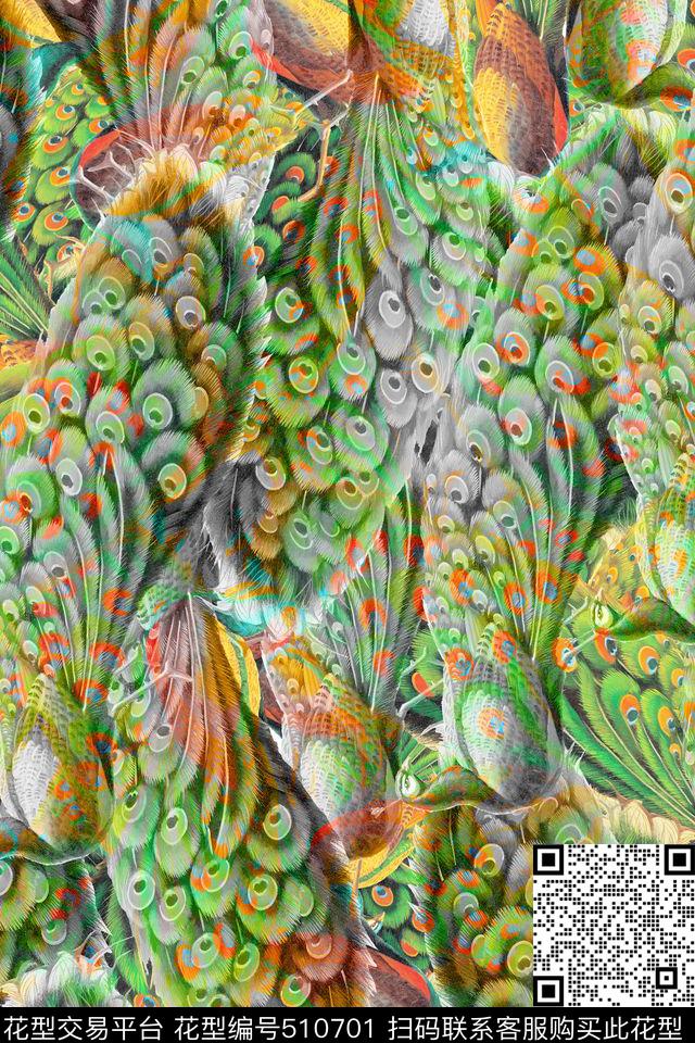 创意服装面料创意图案设计大牌数码印花华亿平台下载（图片编号: 510701） - 瓦栏（Walan）