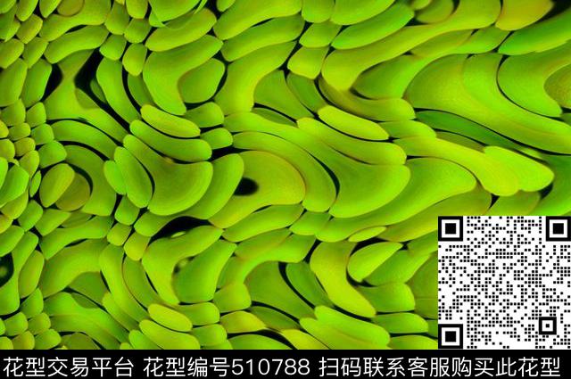 抽象几何线条数码印花华亿平台下载（图片编号: 510788） - 瓦栏（Walan）