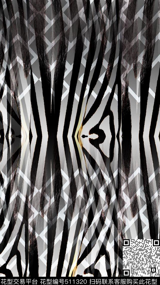 斑马纹格纹经典时尚传统印花华亿平台下载（图片编号: 511320） - 瓦栏（Walan）