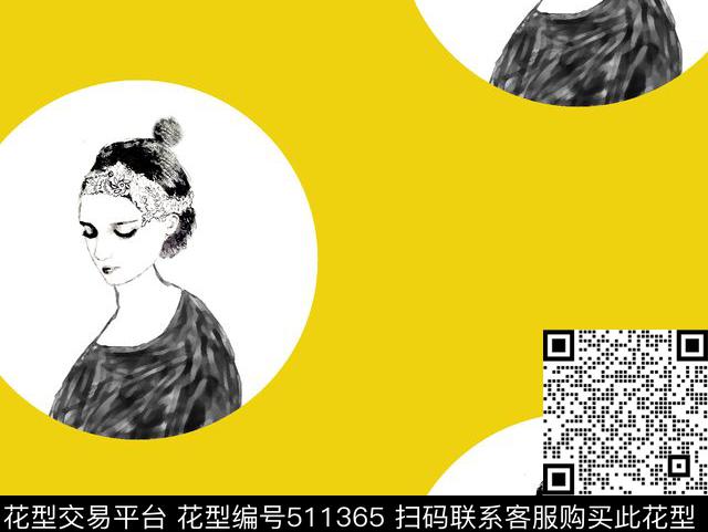 欧美时尚潮流数码印花华亿平台下载（图片编号: 511365） - 瓦栏（Walan）