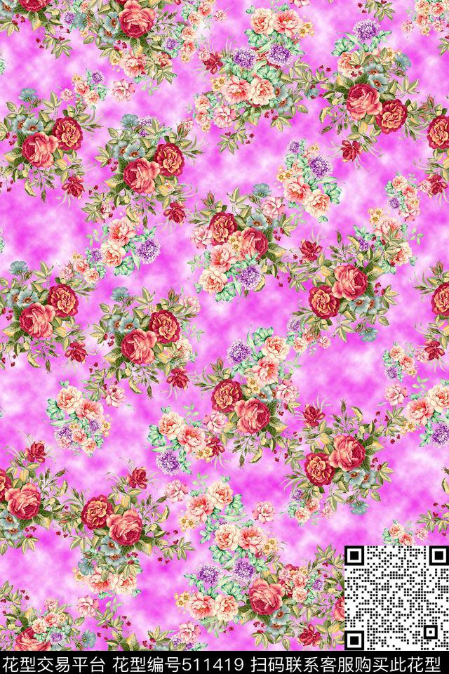 花民族风排列试数码印花华亿平台下载（图片编号: 511419） - 瓦栏（Walan）