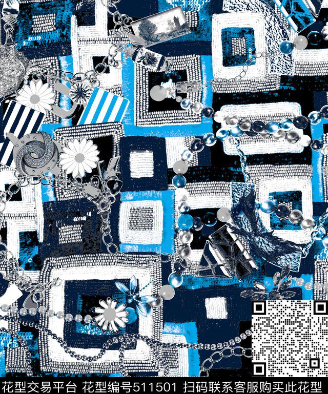 布纹珠宝户外休闲女装数码印花华亿平台下载（图片编号: 511501） - 瓦栏（Walan）