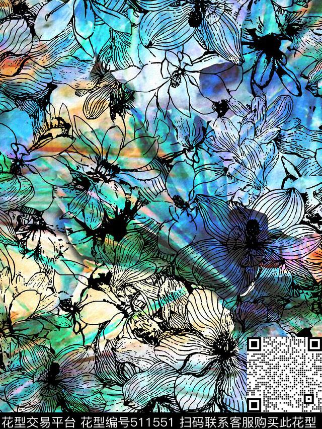 复古夹克女装数码印花华亿平台下载（图片编号: 511551） - 瓦栏（Walan）