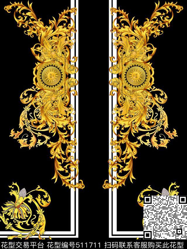 T恤Versace范思哲数码印花华亿平台下载（图片编号: 511711） - 瓦栏（Walan）