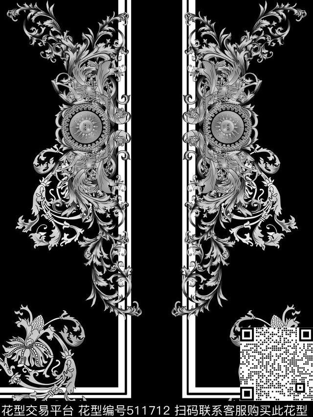 范思哲Versace宫廷风数码印花华亿平台下载（图片编号: 511712） - 瓦栏（Walan）