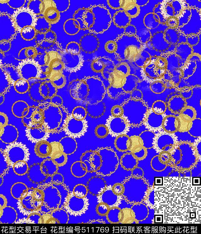 流行时尚几何数码印花华亿平台下载（图片编号: 511769） - 瓦栏（Walan）