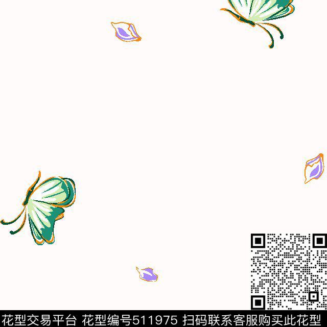 男装外套动物蝴蝶传统印花华亿平台下载（图片编号: 511975） - 瓦栏（Walan）