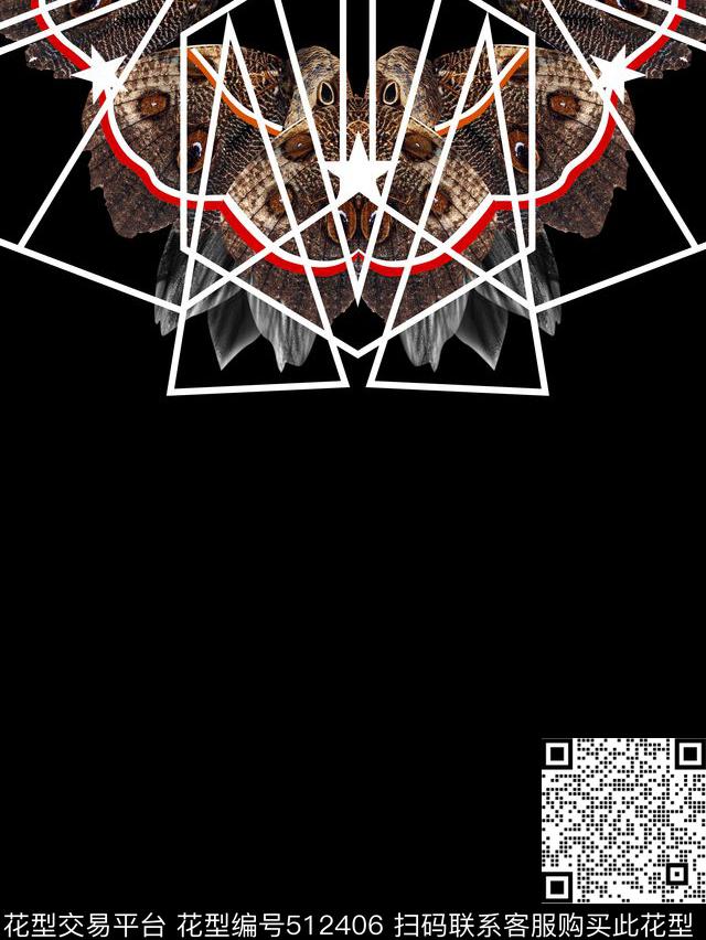 PhilippPleinT恤蝴蝶数码印花华亿平台下载（图片编号: 512406） - 瓦栏（Walan）