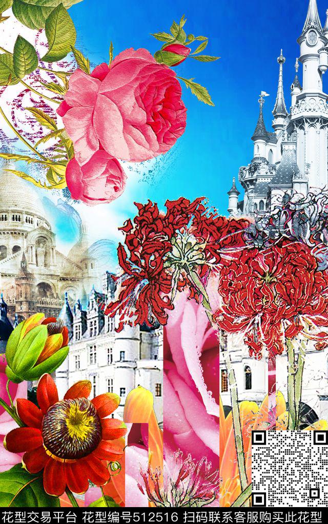 MAX-大牌风格流行时尚欧美数码印花华亿平台下载（图片编号: 512516） - 瓦栏（Walan）