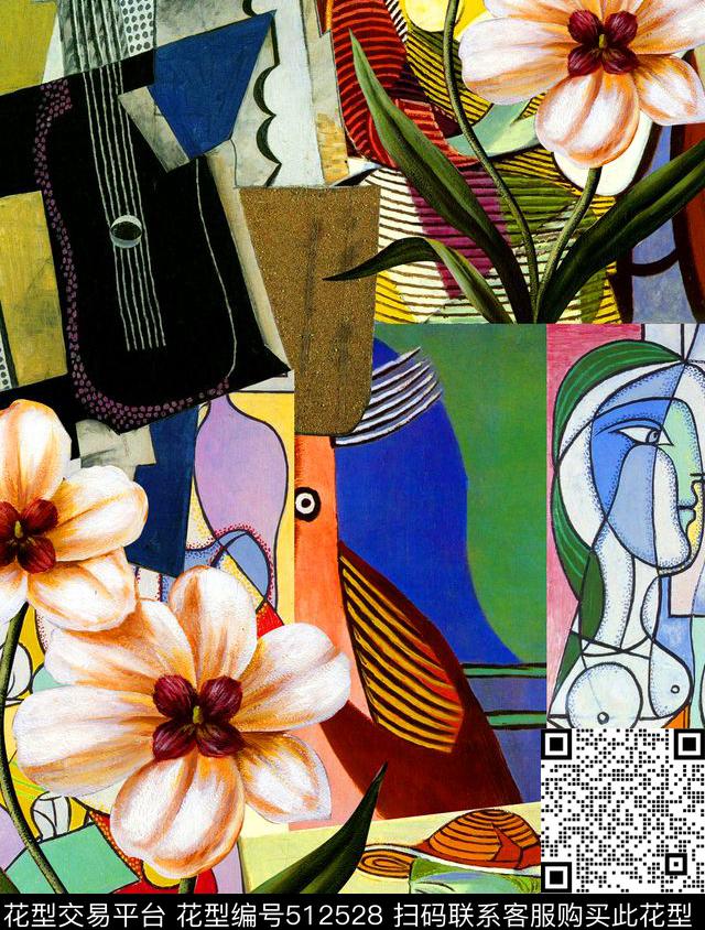 欧美流行时尚MAX-定位类数码印花华亿平台下载（图片编号: 512528） - 瓦栏（Walan）