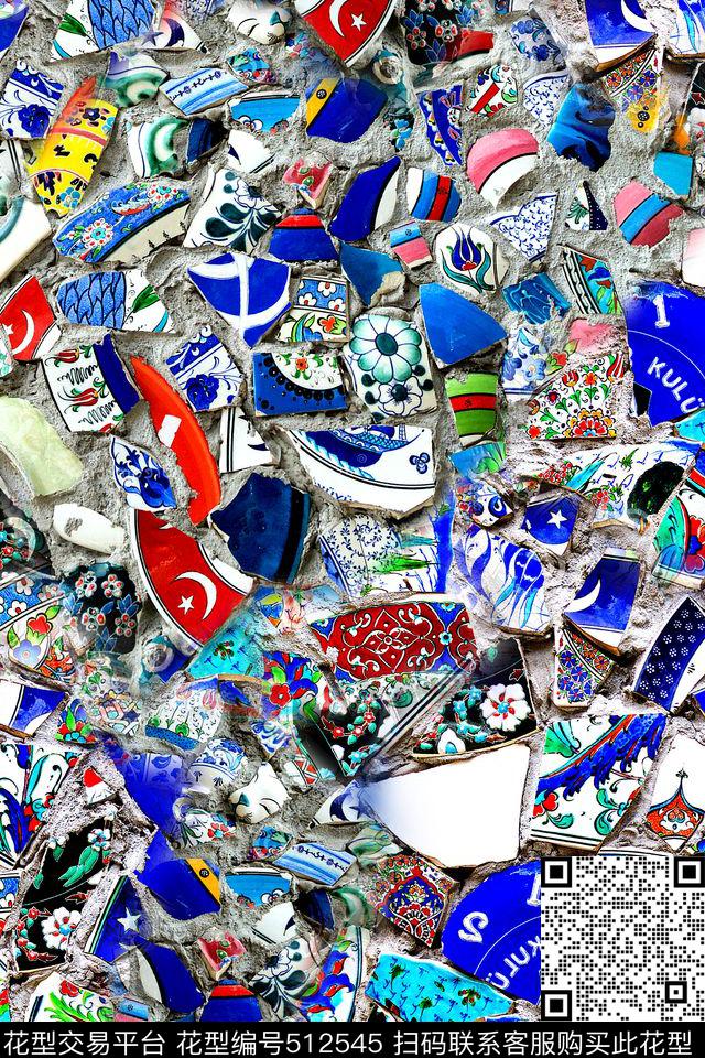 抽象欧式瓷器数码印花华亿平台下载（图片编号: 512545） - 瓦栏（Walan）