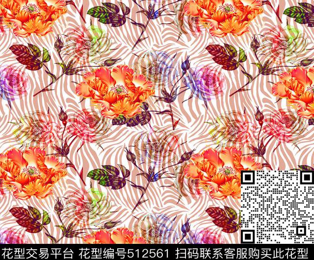 古典花纹数码印花纹理数码印花华亿平台下载（图片编号: 512561） - 瓦栏（Walan）