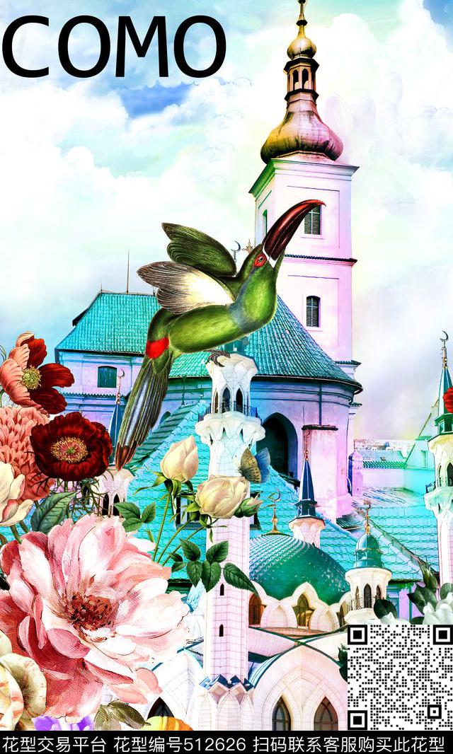 Dolce&Gabbana2016春夏走秀数码印花华亿平台下载（图片编号: 512626） - 瓦栏（Walan）