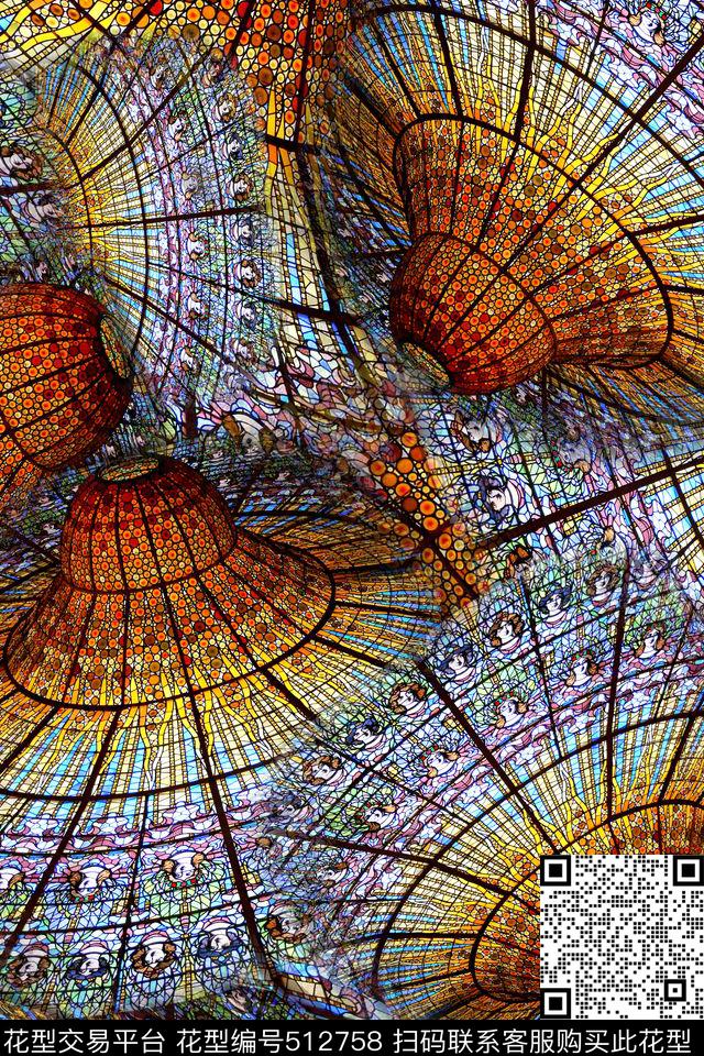 潮流男装大牌衬衣华亿平台数码印花华亿平台下载（图片编号: 512758） - 瓦栏（Walan）