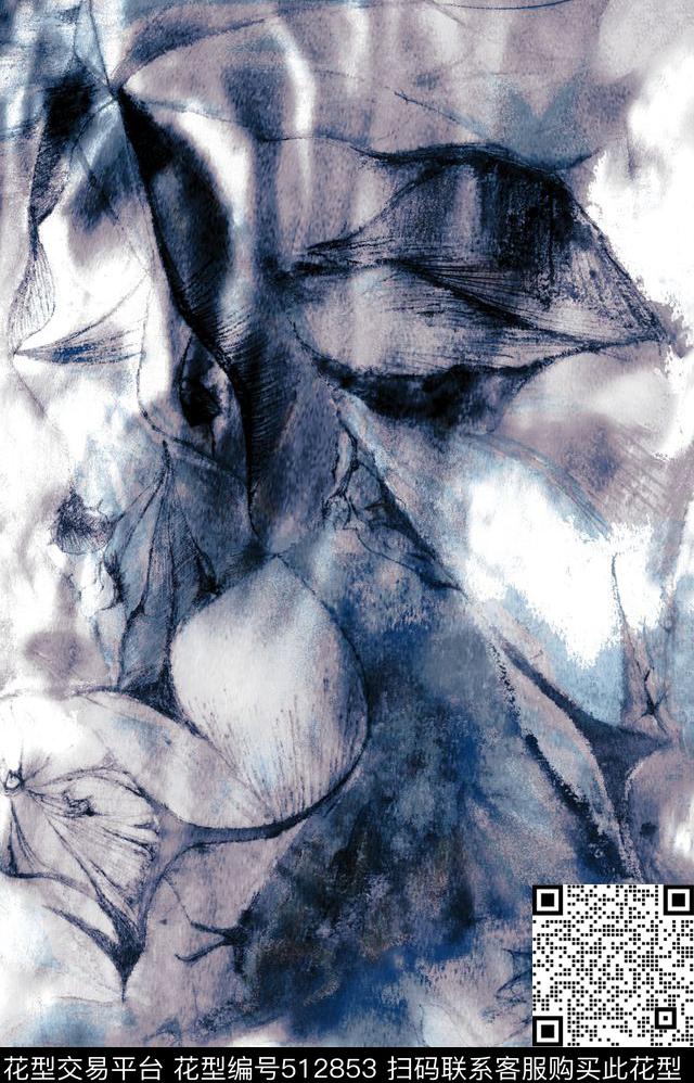 光影肌理梦幻数码印花华亿平台下载（图片编号: 512853） - 瓦栏（Walan）