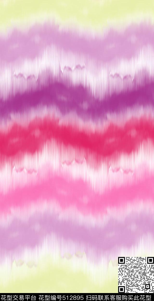 彩绘水彩纹家纺服装窗帘沙发布数码华亿平台数码印花面料印花布匹面料家纺设计新图案数码印花华亿平台下载（图片编号: 512895） - 瓦栏（Walan）