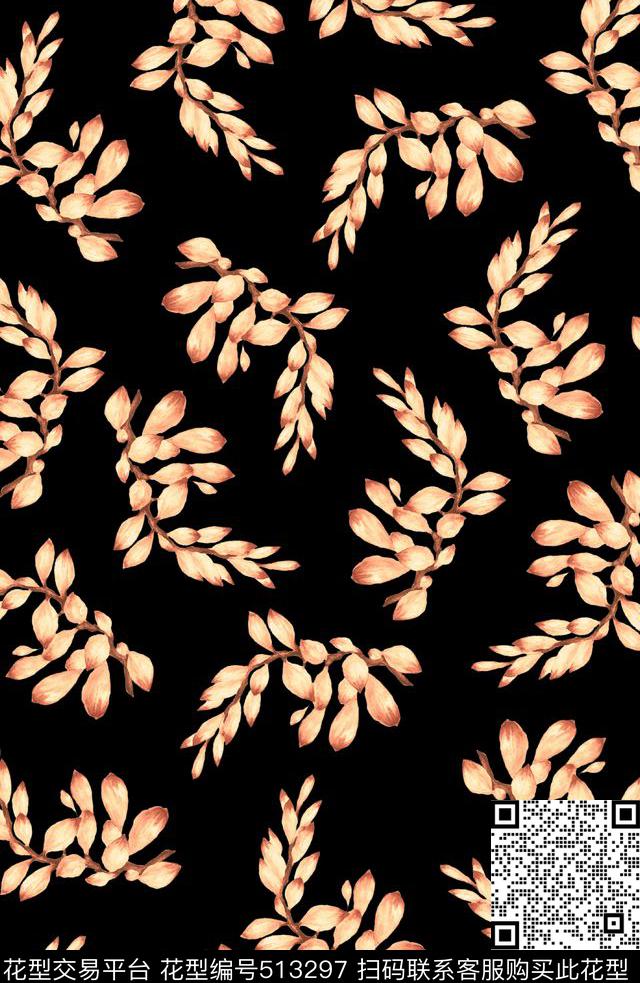 衬衫复古小麦穗数码印花华亿平台下载（图片编号: 513297） - 瓦栏（Walan）