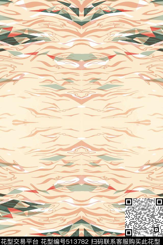 几何景观现代传统印花华亿平台下载（图片编号: 513782） - 瓦栏（Walan）