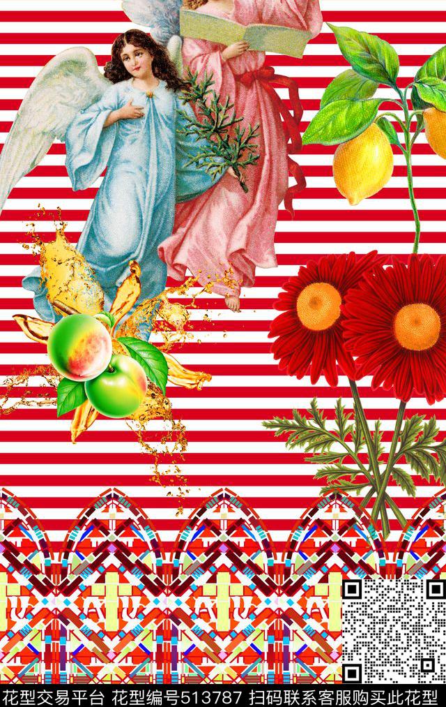 MAX-大牌风格流行时尚欧美数码印花华亿平台下载（图片编号: 513787） - 瓦栏（Walan）