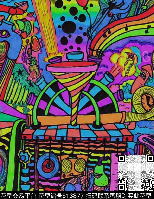 designtextileprinting数码印花华亿平台下载（图片编号: 513877） - 瓦栏（Walan）