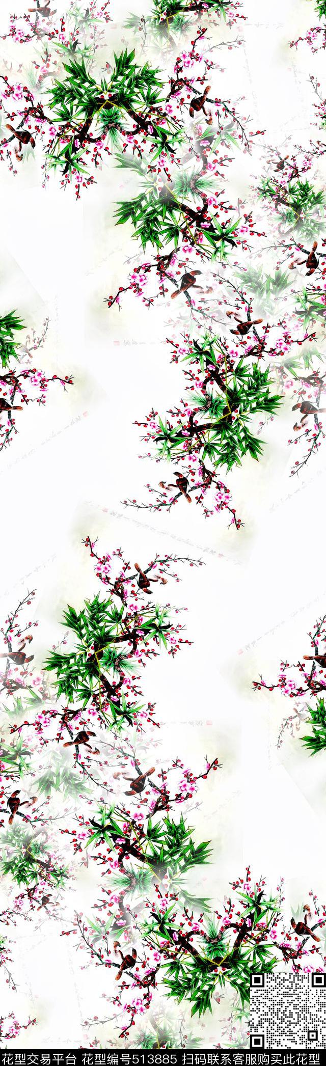 长巾定位花家纺数码印花华亿平台下载（图片编号: 513885） - 瓦栏（Walan）