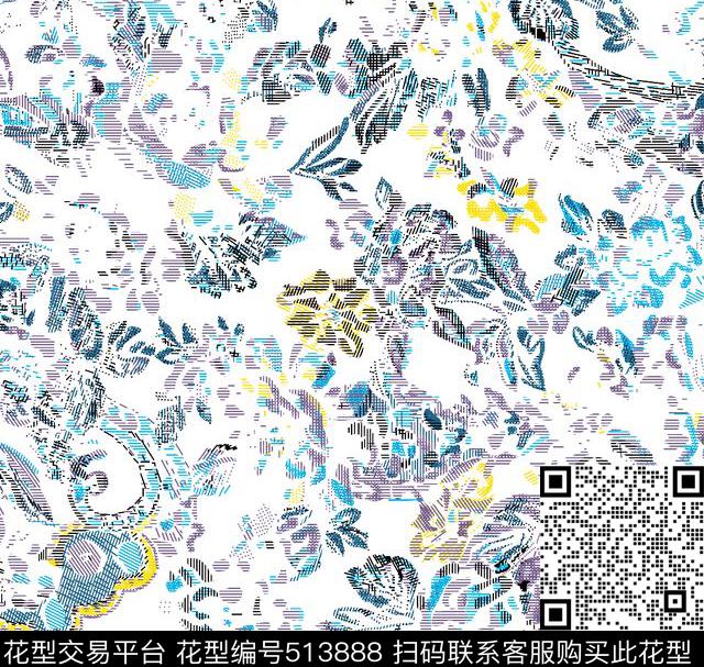 魅力潮流高端数码印花华亿平台下载（图片编号: 513888） - 瓦栏（Walan）