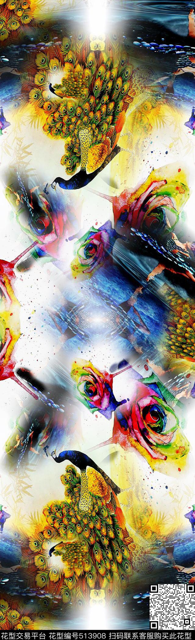 长巾定位花家纺数码印花华亿平台下载（图片编号: 513908） - 瓦栏（Walan）