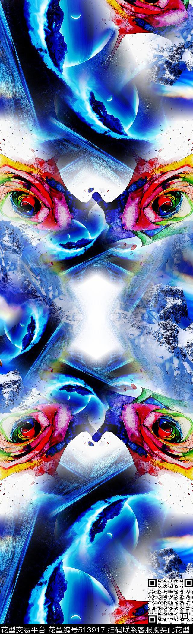 长巾定位花家纺数码印花华亿平台下载（图片编号: 513917） - 瓦栏（Walan）