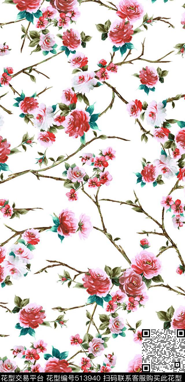 时尚高端潮流数码印花华亿平台下载（图片编号: 513940） - 瓦栏（Walan）