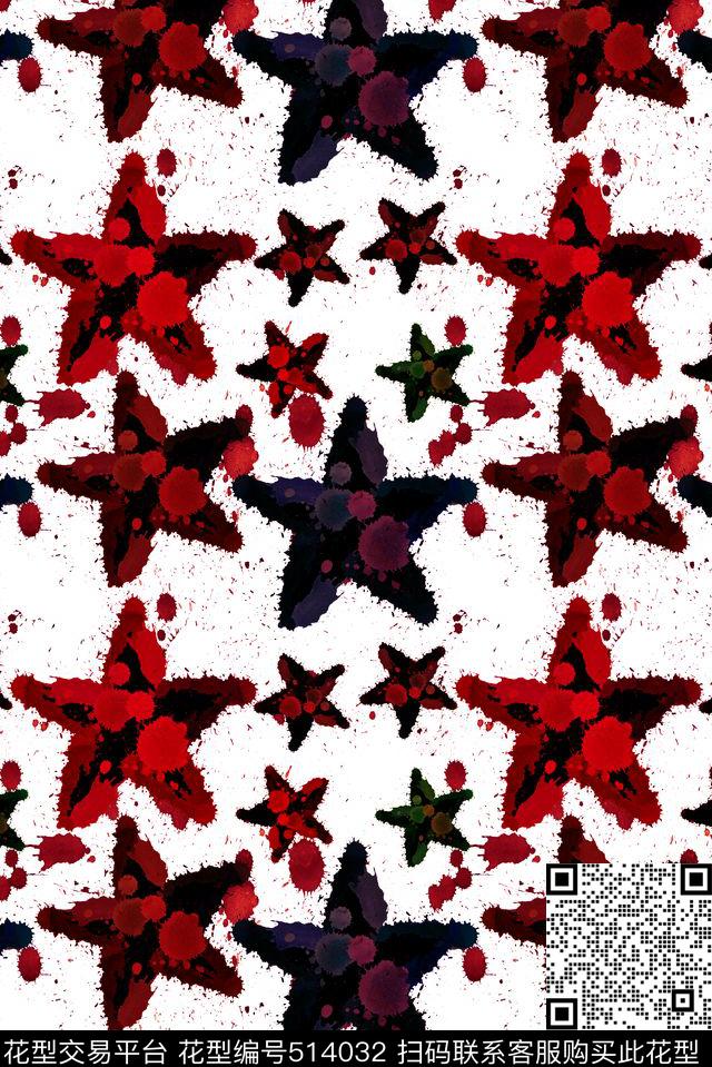 斑驳斑点泼洒数码印花华亿平台下载（图片编号: 514032） - 瓦栏（Walan）