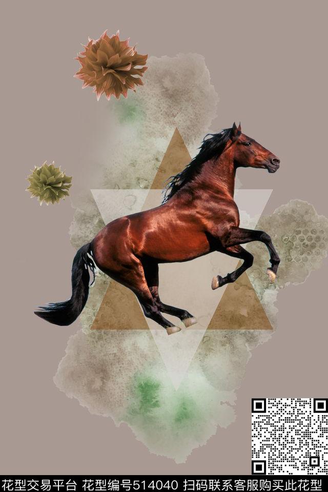 定位肌理花卉数码印花华亿平台下载（图片编号: 514040） - 瓦栏（Walan）