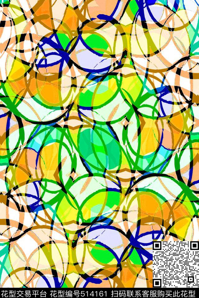 清爽时尚夏装数码印花华亿平台下载（图片编号: 514161） - 瓦栏（Walan）