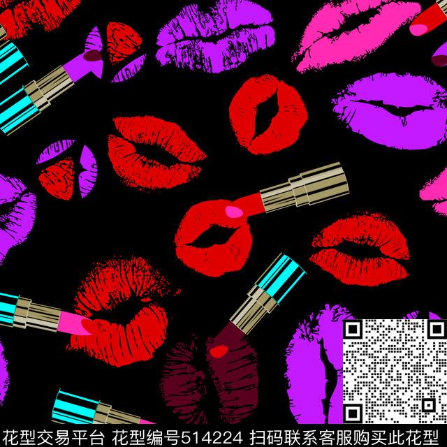 欧美风时尚服装&内衣裤数码印花华亿平台下载（图片编号: 514224） - 瓦栏（Walan）