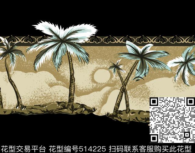 欧美时尚个性休闲T桖或其他数码印花华亿平台下载（图片编号: 514225） - 瓦栏（Walan）