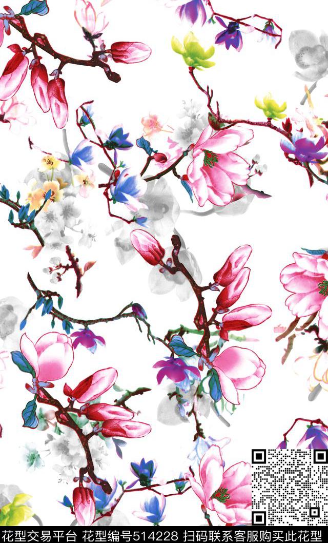 欧美风格潮流高端数码印花华亿平台下载（图片编号: 514228） - 瓦栏（Walan）