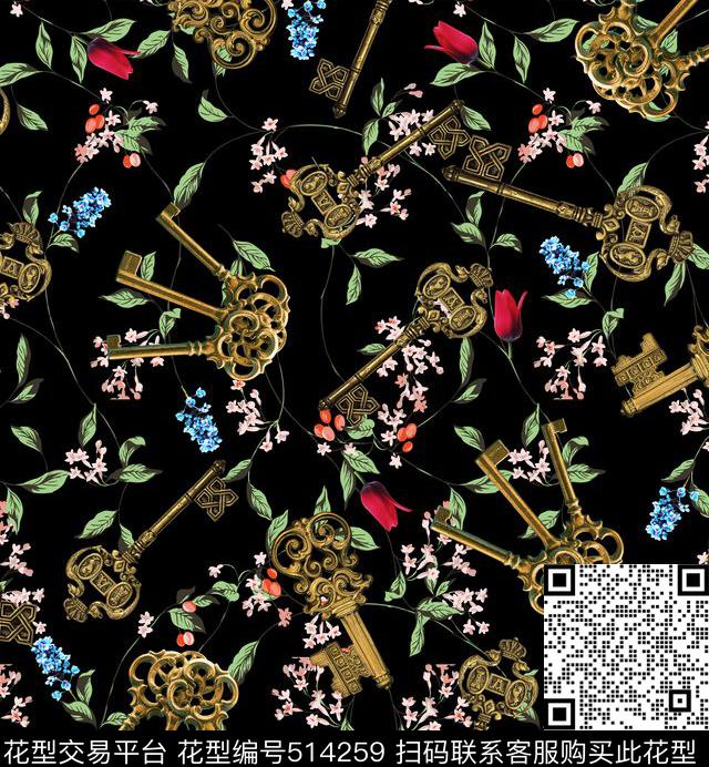 最新时尚潮流女装家纺杜嘉班纳数码印花华亿平台下载（图片编号: 514259） - 瓦栏（Walan）