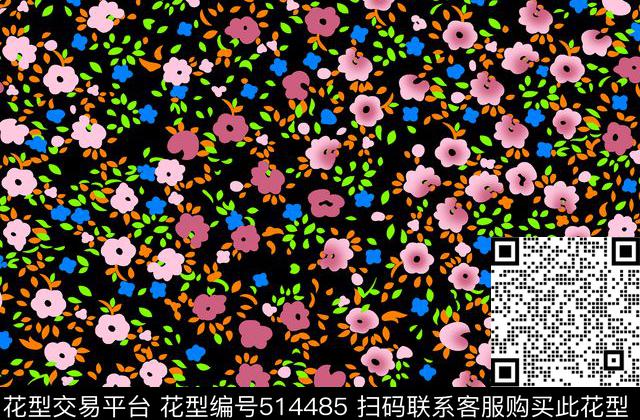 几何字母格子传统印花华亿平台下载（图片编号: 514485） - 瓦栏（Walan）