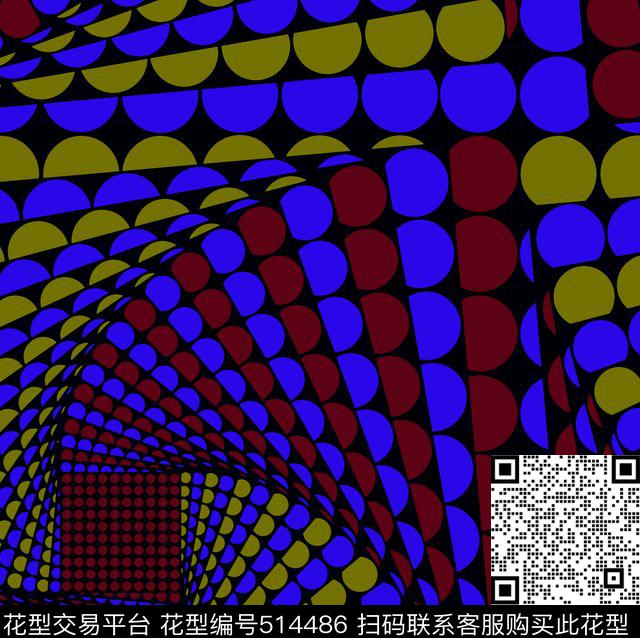 几何字母格子传统印花华亿平台下载（图片编号: 514486） - 瓦栏（Walan）