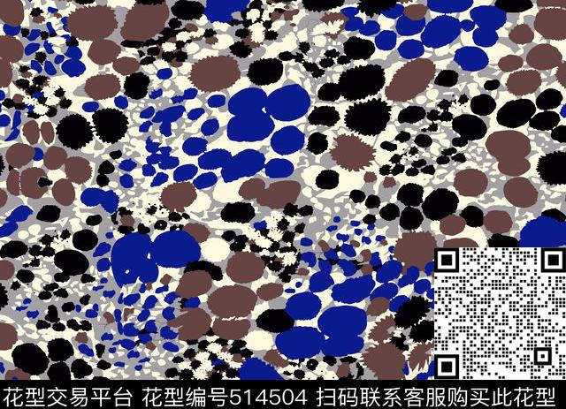 几何字母格子传统印花华亿平台下载（图片编号: 514504） - 瓦栏（Walan）