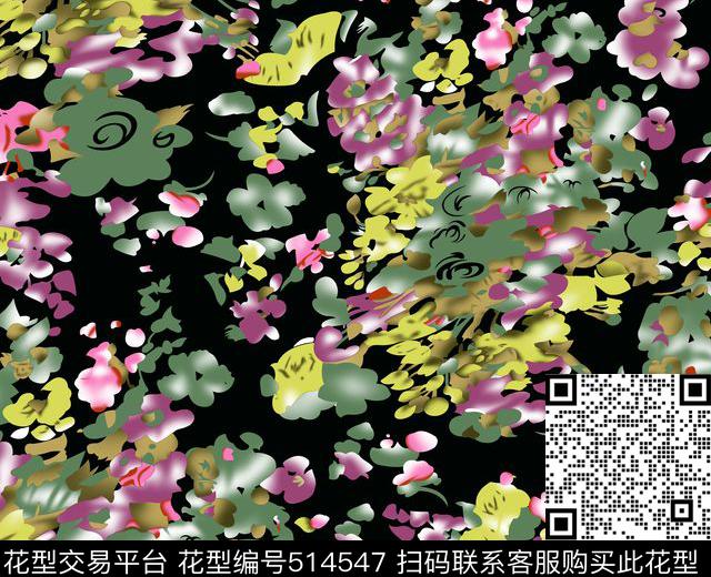 几何字母格子传统印花华亿平台下载（图片编号: 514547） - 瓦栏（Walan）